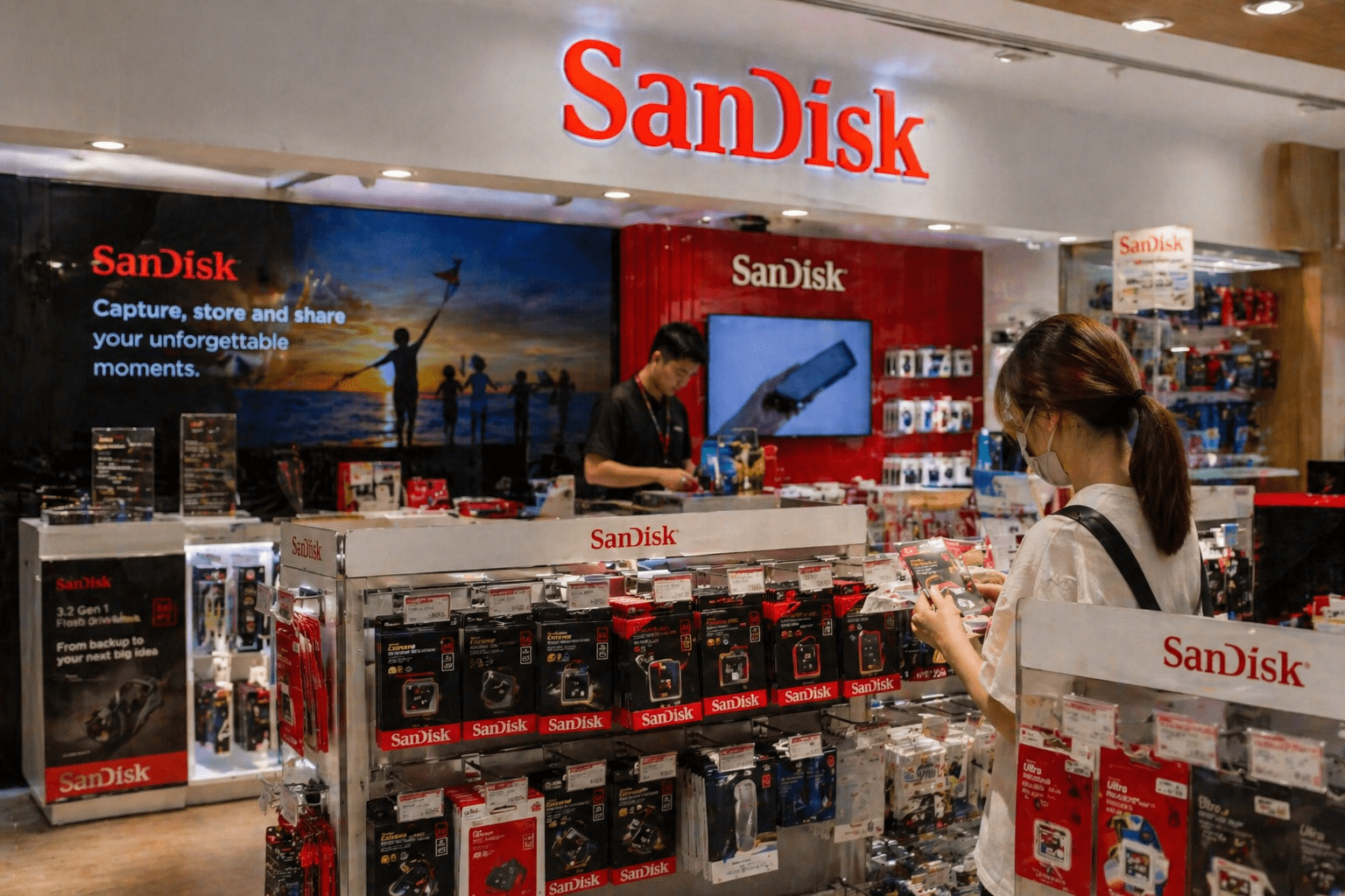 Sandisk stock is firing on all cylinders: is a day of reckoning coming?